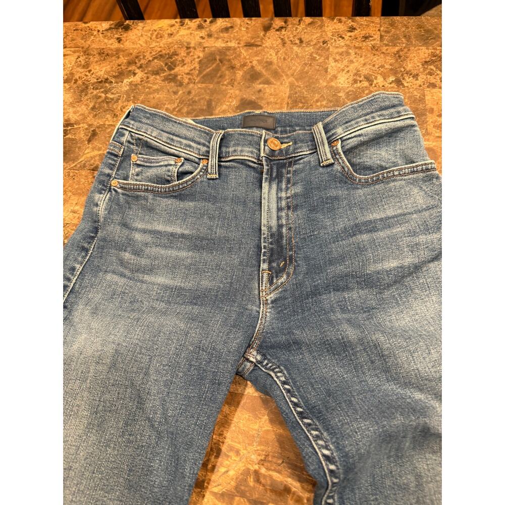 Mother The Mid Rise Rider Flood Jeans. - Picture 5 of 8